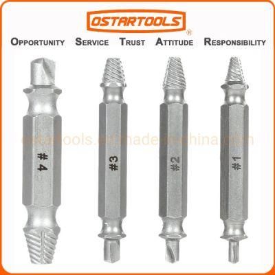 4PCS S2 Alloy Steel Double Side Broken Drill Bits Set