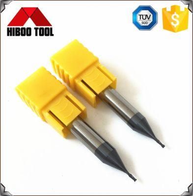 High Precision Carbide Long Neck End Mill with 2 Flutes
