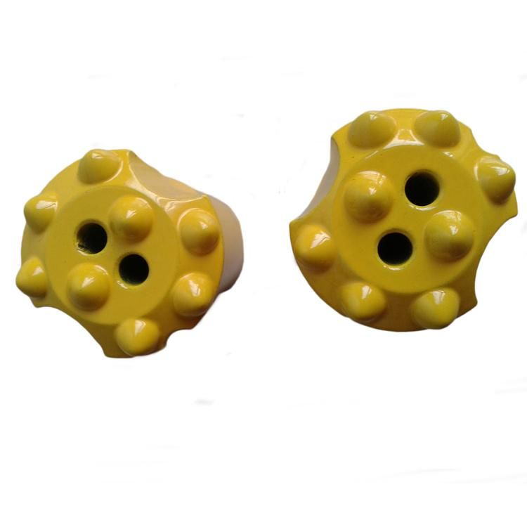 Taper Buttons Small Hole Drilling Bits for Rock Drill Rod 22mm Tapered