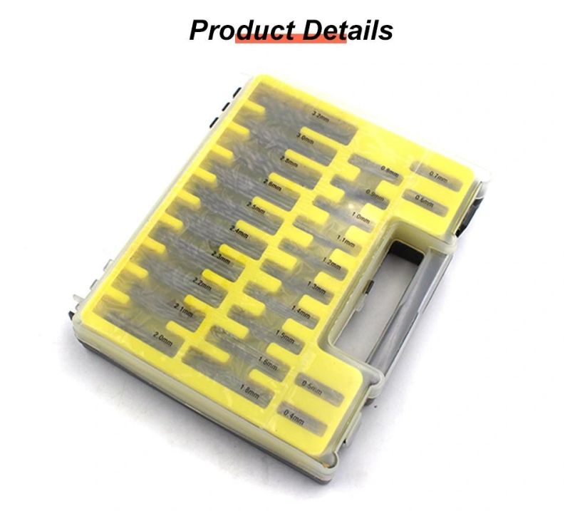 Z-Lion 150PCS 0.4-3.2mm Mini Quick Small Drilling Twist Drill Bit