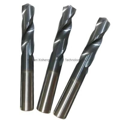 Solid Coated Tungsten Straight Shank Twist Drill for Hole Processing &amp; Positioning for Pre-Drill, Chamfer