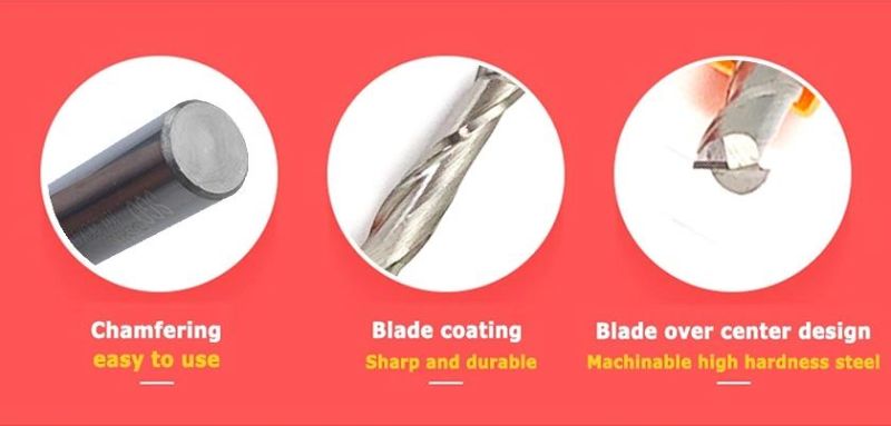 Carbide Standard 2 Spiral Flute up Cut CNC Engraving Router Bits for Wood and acrylic in Stock