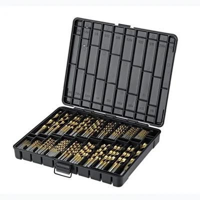 Titanium Drill Bit Set for Metal - 230PC Kit - Coated HSS