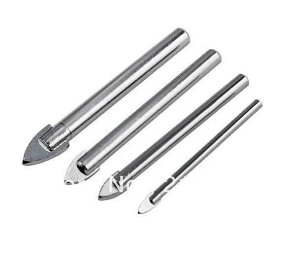 Chrome-Coated Straight Shank Glass Drill (GM-dB117)