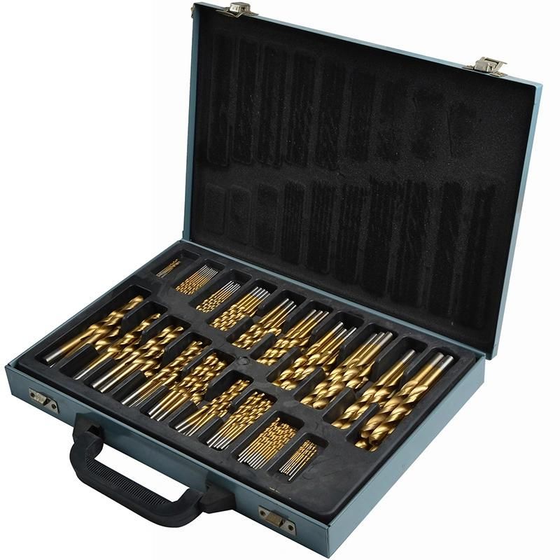 170PCS Titanium Coated Twist Drill Bits Set Manufacturer