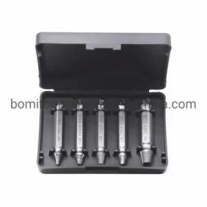 Power Tools HSS Drill Bits 5PCS Screw Extractor Broken Rusted Stripped Damaged Drill Bit