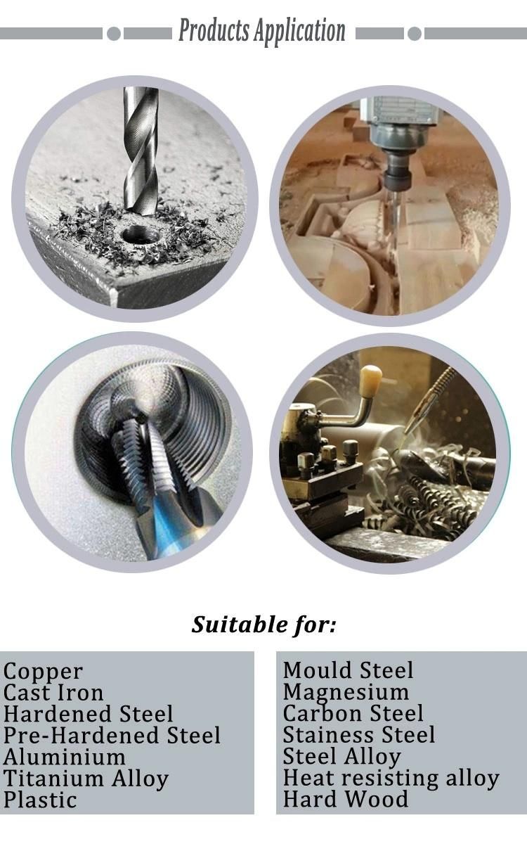 High Hardness Tungsten Carbide Twist Drill Bits Core Drilling Tool