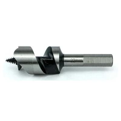 Auger Wood Bit 7/8-in Woodboring Drill Bit for Better Access to Tight Spaces Between Studs and Joists