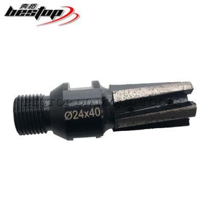 Diamond Finger Bit with 1/2&quot; Gas Thread for Hard Granite