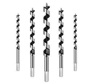 Titanium Coating SDS Plus Shank Single Flute Wood Auger Drill Bit for Wood Drilling
