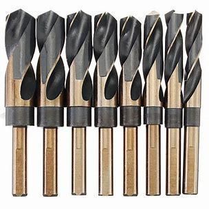 HSS Silver & Deming 1/2 Inch 3 Flats Reduced Shank Twist Drill Bit