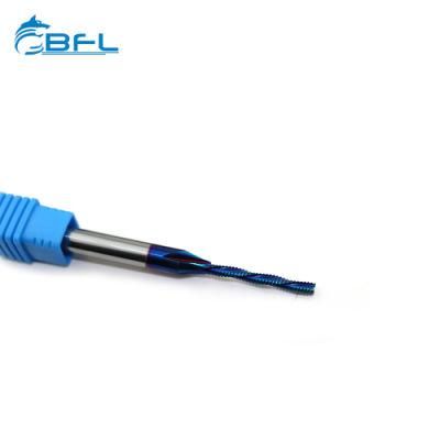 Bfl Tungsten Alloy 3 Flute Downcut Roughing End Mill with Blue Nano Coating