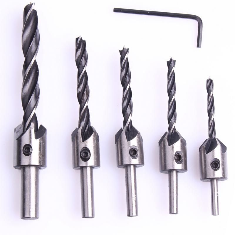 5 Flute Countersink Wood Drill Bit