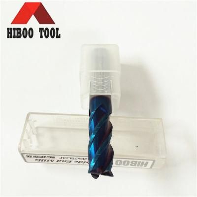 Four Flutes HRC65 Nano Coated Square Milling Cutter