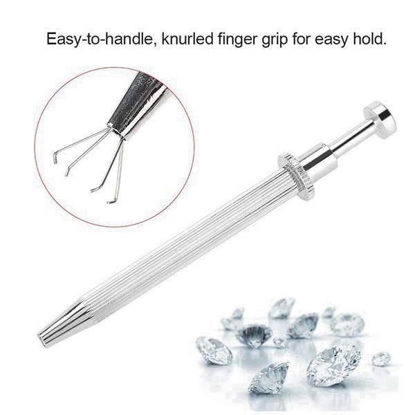 4 Four-Claw Gem Grabs, Long Gem Claws, Gem Diamond Grabbing Tool