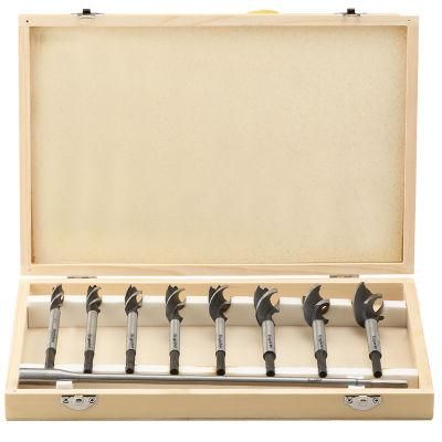 Triple Fluted Drill Bits Kit Quick Change Drill Bits on Wood