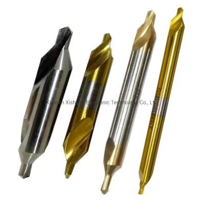 High Temperature Quenching HSS with Titanium Coating Drill Bit Center Drills Bit for Stainless Steel-Type B