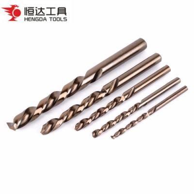 DIN338 Hssco Fully Ground Amber Drill Bit