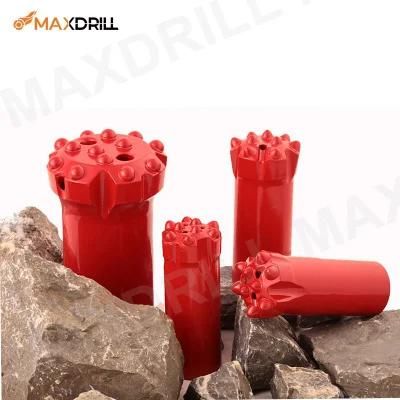 Maxdrill Drifting and Tunneling Drill Bit Wholesale Thread Rock 10 Buttons 64mm Drill Bits R32