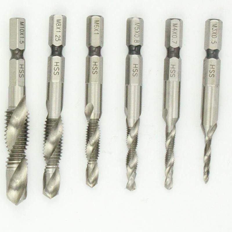 M2 HSS Combined Machine Drill and Taps in Metal Box