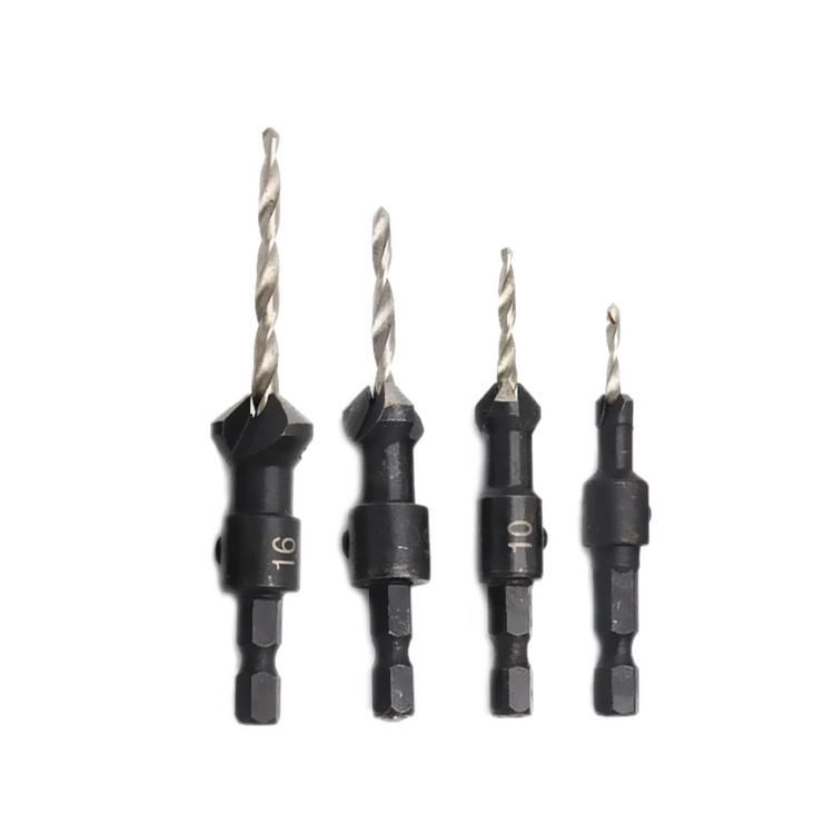 HSS Countersink Drill Bits for Screw Hole Chamfer