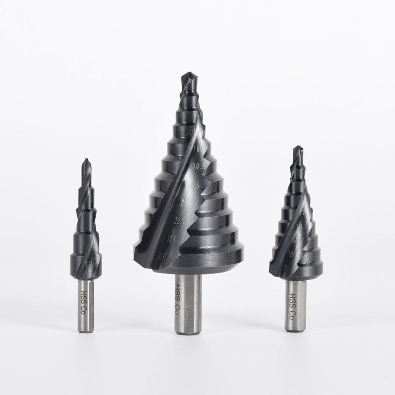 Behappy High-Speed Steel Step Drill Set for Metal Hole Drilling