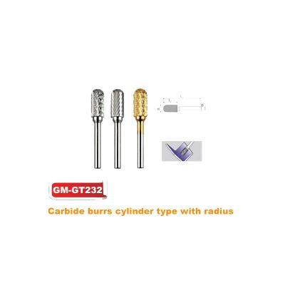 Polishing Tool Cylinder Type with Radius Carbide Burr (GM-GT232)