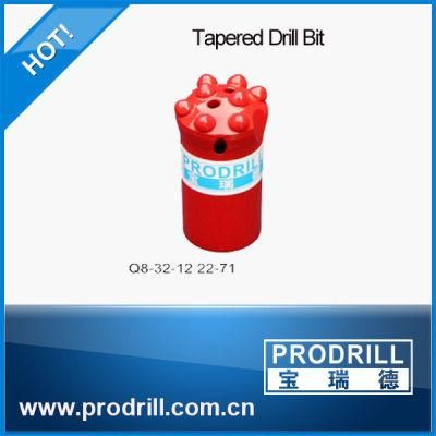 Button Taper Bits for Rock Drill Q8-32-12 22-71