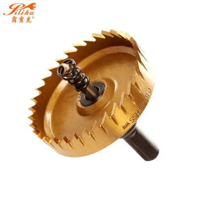 Pilihu High-Speed Steel Hole Saw Cutting Kit Drill Bits Opener Cutter Tool