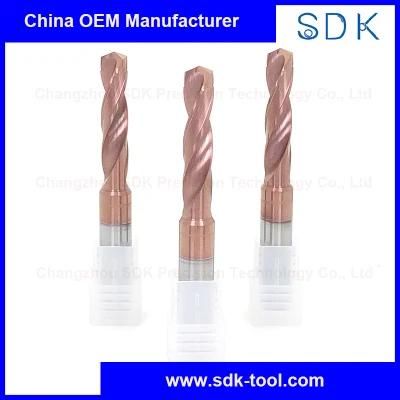 Customized High Hardness Solid Carbide Step Drill Bit for Steel