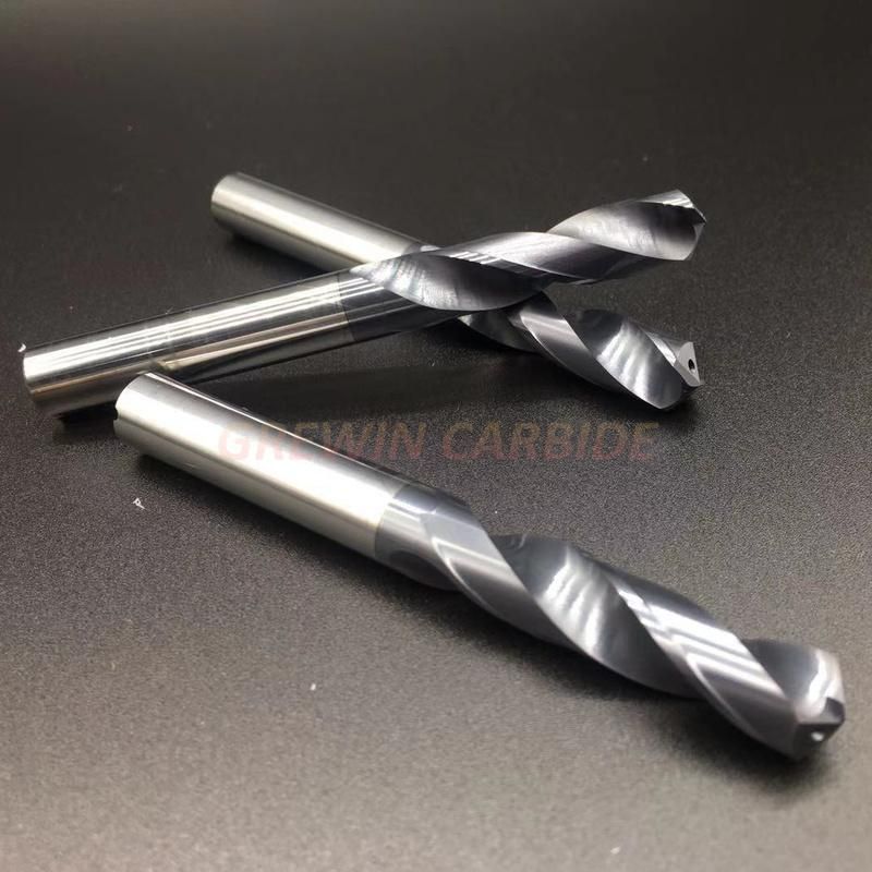 Gw Carbide - High Quality 2 Flute Tungsten Titanium Solid Carbide Drill Bits