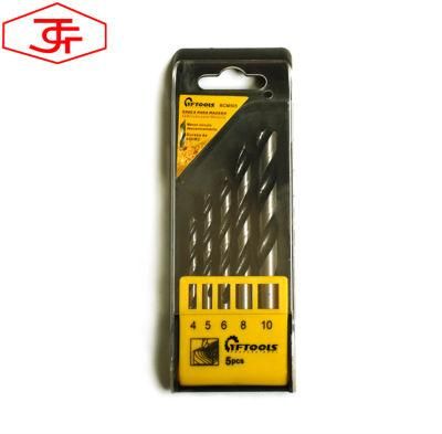 5PCS Twist Drill Bit Set for Wood Metal Cutting