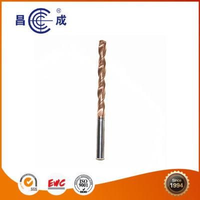 Unstandard Solid Carbide Twist Drill Bit Coating Tin Gold Color