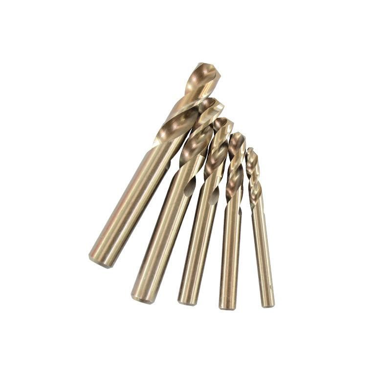 HSS Drills Tin-Coated HSS Spot Twist Drill Bit for Center Metal Drilling (SED-HSDT)