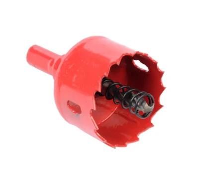Red Good Quality Bi-Metal Hole Saw for Drilling Metal