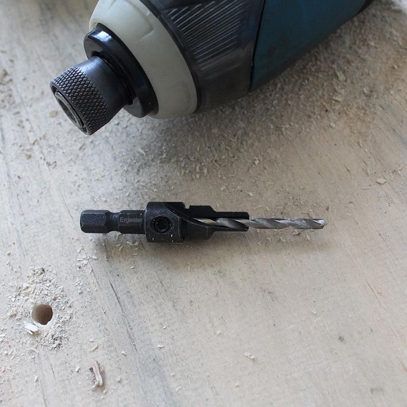 High Speed Steel Drill Bit with Countersink Bit