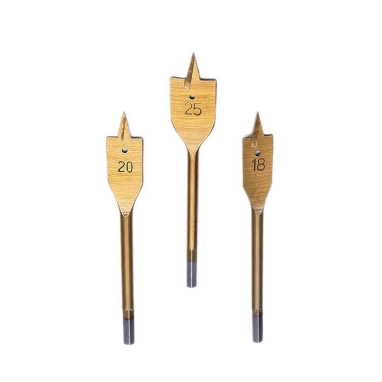 Tin Coating Spade Drill Bits Woodworking Tools