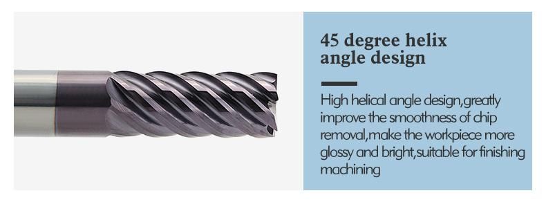 Bfl Tungsten Carbide 6 Flute Finishing Milling Cutter 6 Flute Finish End Mills