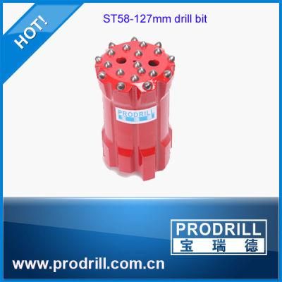 Top Hammer Thread St58-127mm 20buttons Retrac Drill Bit