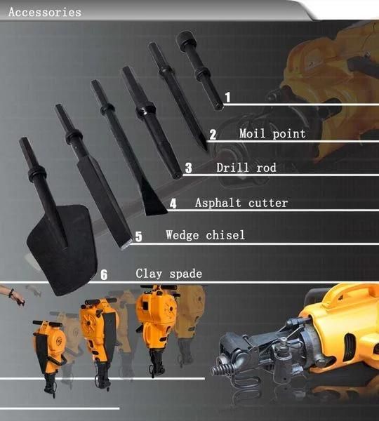 Gasoline Internal Combustion Jack Hammer Drilling Machine Rock Drill Yn27j