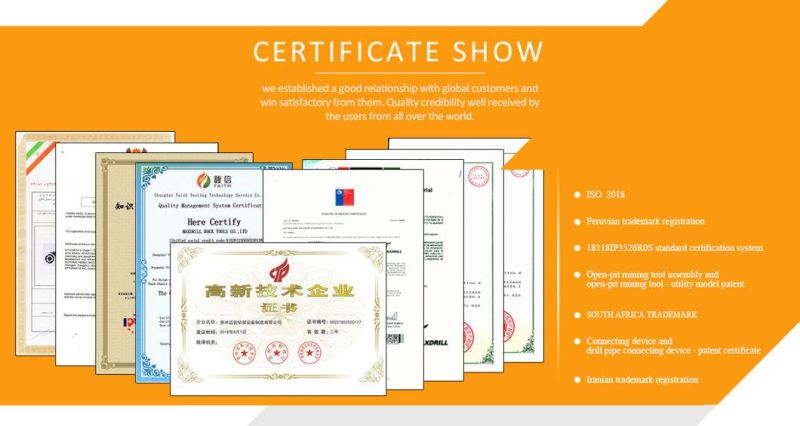Maxdrill Drill Rods Drilling Tool Parts for Mining Quarrying