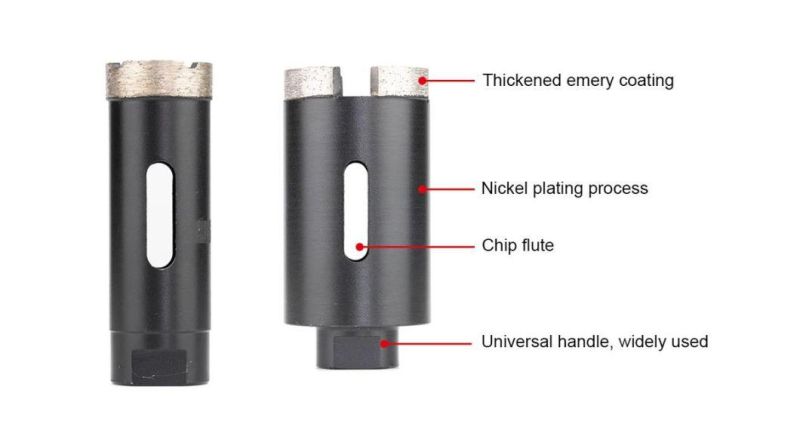 Laser Welded Diamond Core Drilling Bit for Stone