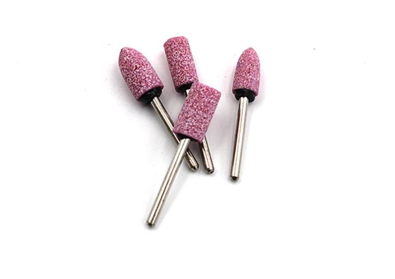 Z-Lion 100PC Mini Flint Ceramic Stone Corundum Polishing Rotary Tool Abrasive Grinding Head