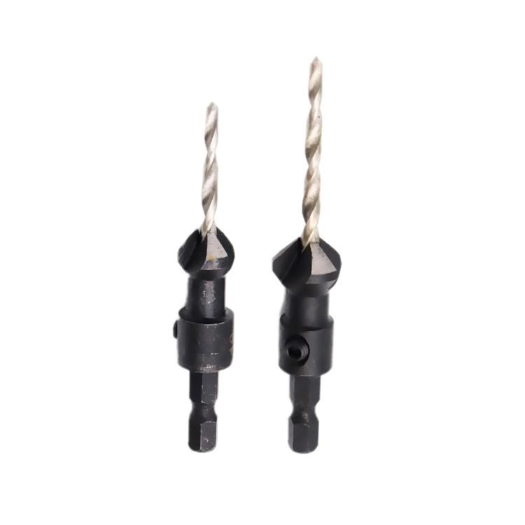 HSS Countersink Drill Bits for Screw Hole Chamfer