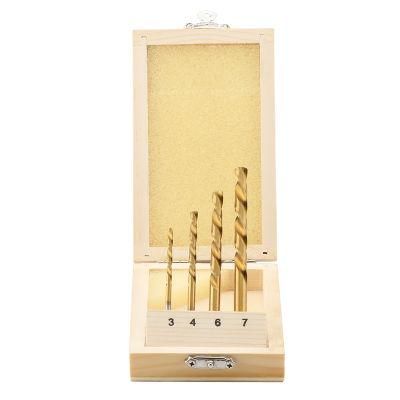 Left Hand Drill Bit Set in Amber Color