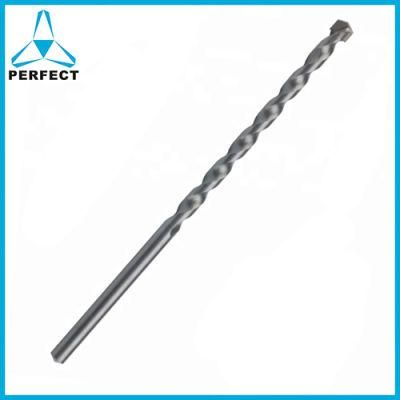 Extra Long Round Shank Sand Blasted R Flute Carbide Tipped Masonry Drill Bit for Concrete Brick Masonry Drilling