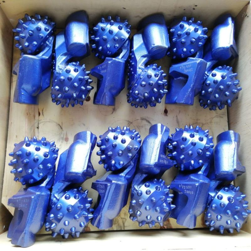 8 1/2" IADC437/517/537/637g TCI Drilling Bit, Single Roller Cones/Cutters, Segments of Tricone Bit for Piling/HDD Drilling
