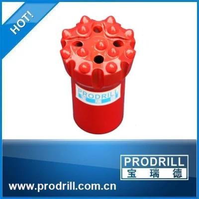 Q13-89 T45 Uniface Ballistic Threaded Retrac Body Rock Button Drill Bits for Mining/Quarring