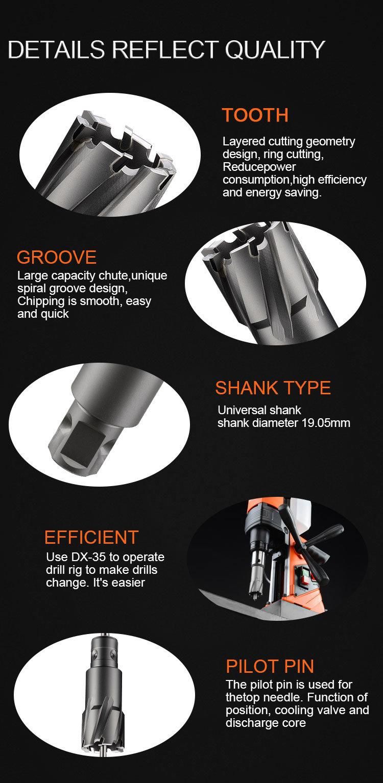Carbide Annular Cutter for All Kinds of Magnetic Drill