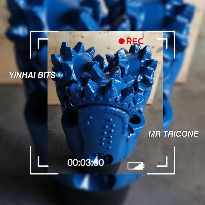 API 9 7/8" 251mm Steel Tooth Roller Bit, Mt Rock Bit, Tricone Bits for Water Well Drilling